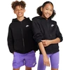 Nike Sportswear Club Fleece vaikiškas džemperis juodas FD3004 010