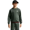 Bluza vaikams Nike Sportswear Club Fleece ciemnozielona FD3006 305 (M)