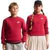 Bluza vaikams Nike Sportswear Club Fleece raudona FD3006 608 (M)