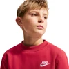 Bluza vaikams Nike Sportswear Club Fleece raudona FD3006 608 (M)