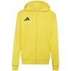 Vyriškas adidas Entrada 26 džemperis su gobtuvu ir pilnu užtrauktuku Geltonas KF8964