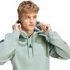 Bluza vyriška adidas Essentials 3-Stripes Fleece Hoodie jasnozielona KY4172 (XL)