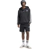 Bluza vyriška adidas Essentials 3-Stripes Fleece Full-Zip Hoodie juoda KY6559 (M)