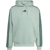 Bluza vyriška adidas Essentials 3-Stripes Fleece Hoodie jasnozielona KY4172 (XL)