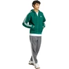 Bluza vyriška adidas Essentials 3-Stripes Fleece Full-Zip Hoodie žalia KZ1412 (XL)