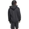 Bluza vyriška adidas Essentials 3-Stripes Fleece Full-Zip Hoodie juoda KY6559 (M)