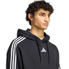 Bluza vyriška adidas Essentials 3-Stripes French Terry Hoodie juoda KY6605 (2XL)