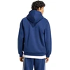 Bluza vyriška adidas Essentials 3-Stripes Fleece Full-Zip Hoodie tamsiai mėlyna KY4144 (S)