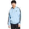Bluza vyriška adidas Essentials 3-Stripes Fleece Full-Zip Hoodie melsva KY4143 (2XL)