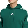 Bluza vyriška adidas Essentials 3-Stripes Fleece Hoodie žalia KZ1413 (L)