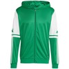 Bluza vyriška adidas Squadra 25 Hoody zielono-balta JP3164 (M)