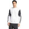 Bluza vyriška adidas Squadra 25 Sweat Crew balta ir-juoda JD2959 (S)