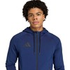 Vyriškas adidas Tiro 26 Kelioninis Džemperis su Gobtuvu Tamsiai Mėlynas KF6078