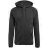 Vyriškas adidas Tiro 26 kelioninis džemperis su gobtuvu, juodas KF6075