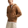 Bluza vyriška Nike Club BB FZ Hoodie jasny ruda FN3861 270 (XL)