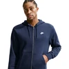 Bluza vyriška Nike Club BB FZ Hoodie tamsiai mėlyna FN3861 451 (S)