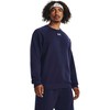 Vyriškas džemperis Under Armour Rival Fleece Crew, tamsiai mėlynas