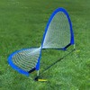 Smj Išskleidžiami futbolo treniruočių vartai – mėlyni (D) 183x104x104 cm