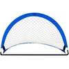 Smj Išskleidžiami futbolo treniruočių vartai – mėlyni (D) 183x104x104 cm