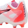 Carruzzo PUMA Ultra 5 Match FG/AG Futbolas Unisekso stiliaus Oranžinė, Balta