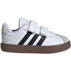 Adidas VL Court 3.0 vaikiški batai riedlenčių sportui, balti ir pilki, ID9157