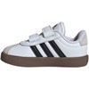Adidas VL Court 3.0 vaikiški batai riedlenčių sportui, balti ir pilki, ID9157