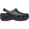 Moteriškos klumpės su paaukštintu padu Crocs Classic Platform, juodos