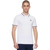 Fila Holdings Vyriški marškinėliai polo Fila Lubbeek balta FAM0898 10001 (XL)