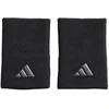 Frotki na rękę adidas Tennis Wristband Large 2 vnt. juoda IA7544 (Dorośli M/L)