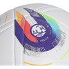 Adidas moterų EURO 2025 League futbolo kamuolys dydis 5 - Balta