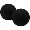 Guminis kamuolys Thorn Fit Lacrosse ball double juoda