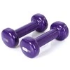 Viniliniai hanteliai Profit violetinė 2x0,75kg DK 4102