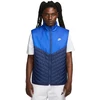 Kamizelka vyriška Nike Therma-FIT Windrunner mėlyna FB8201 410 (XL)