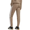 Kelnės moterims adidas Essentials 3-Stripes Fleece Slim smėlio sp. KF8317 (L)