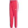 Kelnės moterims adidas Essentials 3-Stripes French Terry Cuffed rožinė KF8339 (XL)