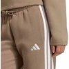 Kelnės moterims adidas Essentials 3-Stripes Fleece Slim smėlio sp. KF8317 (L)