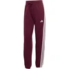 Kelnės moterims adidas Essentials 3-Stripes French Terry Cuffed bordo spalvos KR1029 (XS)