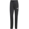 Kelnės moterims adidas Essentials 3-Stripes French Terry Cuffed juoda JD5302 (S)