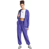 Kelnės moterims adidas Essentials Linear French Terry Cuffed violetinė KF8363 (L)