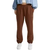 Kelnės moterims Nike Studio Fleece jasny ruda IM8076 259 (L)