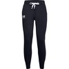 Moteriškos UAR „Under Armour Rival Fleece“ marškinėliai Juodas 1356416 001