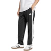 Kelnės vyrams adidas 3-Stripes Tricot Regular-Fit Open Hem juoda JI8802 (S)