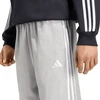 Kelnės vyrams adidas Essentials 3-Stripes Single Jersey Tapered Open Hem pilka KY4215 (L)