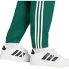 Kelnės vyrams adidas Essentials 3-Stripes Fleece Tapered Cuffed žalia KY4129 (2XL)