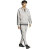 Kelnės vyrams adidas Essentials 3-Stripes Fleece Tapered Cuffed pilka KY4127 (L)
