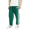 Kelnės vyrams adidas Essentials 3-Stripes Fleece Tapered Cuffed žalia KY4129 (2XL)