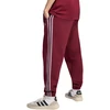 Kelnės vyrams adidas Essentials 3-Stripes Fleece Tapered Cuffed bordo spalvos KY4134 (XL)