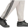 Kelnės vyrams adidas Essentials 3-Stripes Fleece Tapered Cuffed pilka KY4127 (L)