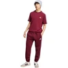 Kelnės vyrams adidas Essentials 3-Stripes Fleece Tapered Cuffed bordo spalvos KY4134 (XL)