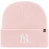 47 Brand Šviesiai rožinė kepurė New York Yankees B-HYMKR17ACE-PK